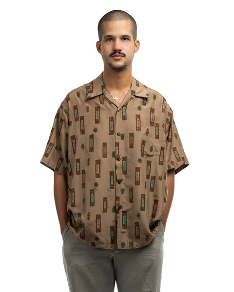 50’s Silk Cherry Blossom Aloha Shirt - XXL