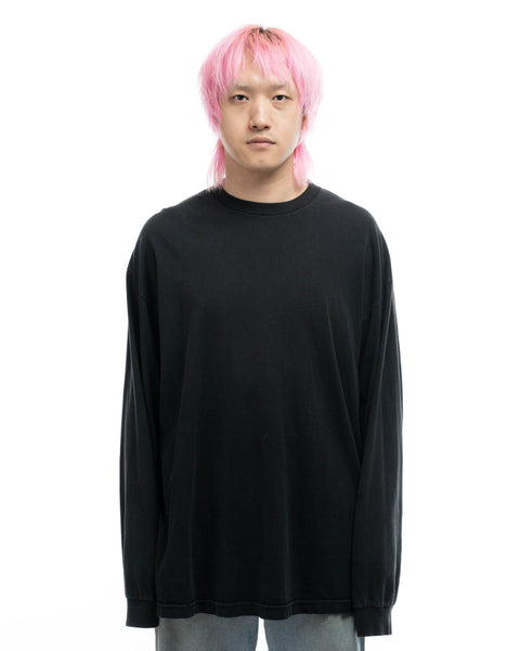 90’s Black Longsleeve Tee - XL