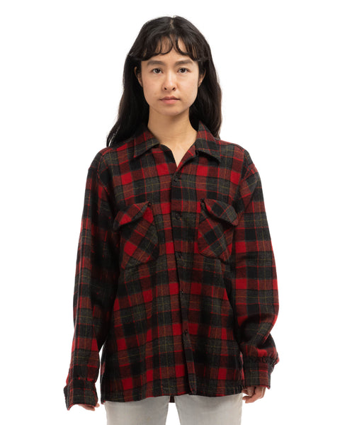 70’s Flannel Loop Collar - Medium