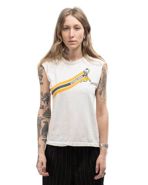 70’s Champion Blue Bar Steelers Tee - XS