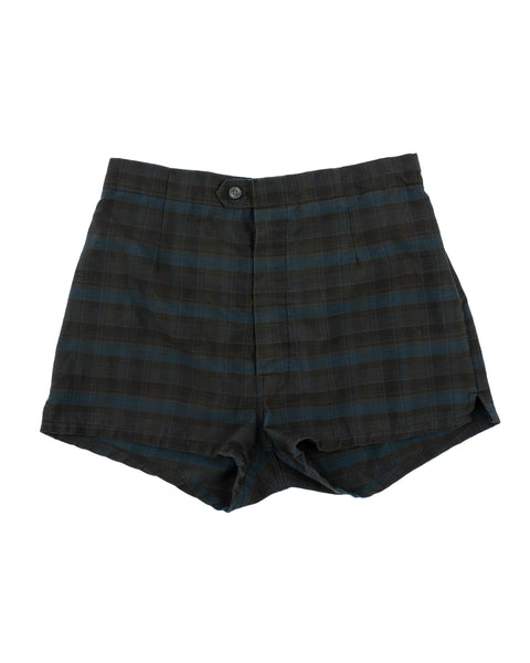 50's Plaid Swim Trunks - 26” x 1.5”