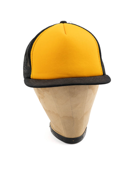 90’s Black and Yellow Trucker - OS