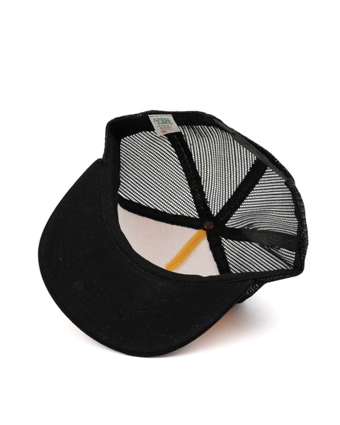 90’s Black and Yellow Trucker - OS
