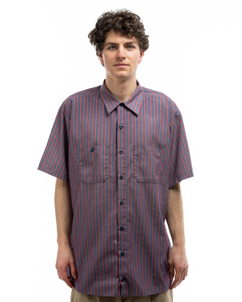 80’s Red Kap Striped Work Shirt - XL