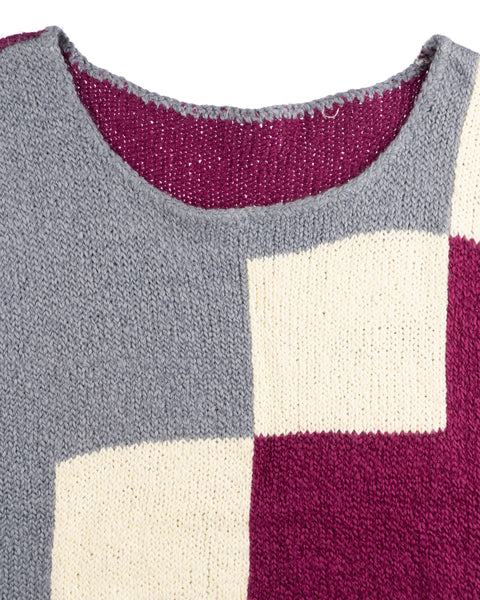 80’s Blocked Sweater Vest - Medium