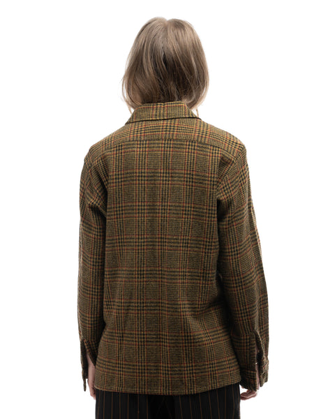 50’s McGregor Wool Houndstooth Plaid Shirt - Small