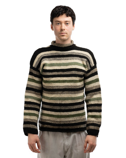 60’s Hand Knit Turtleneck Sweater - Medium