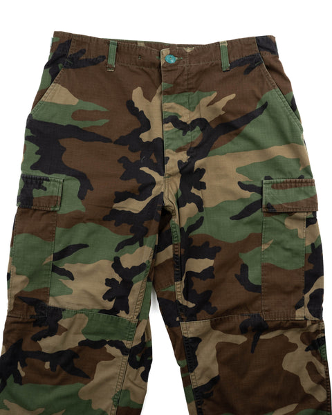 80’s Woodland Camo Pants - 32” x 30”