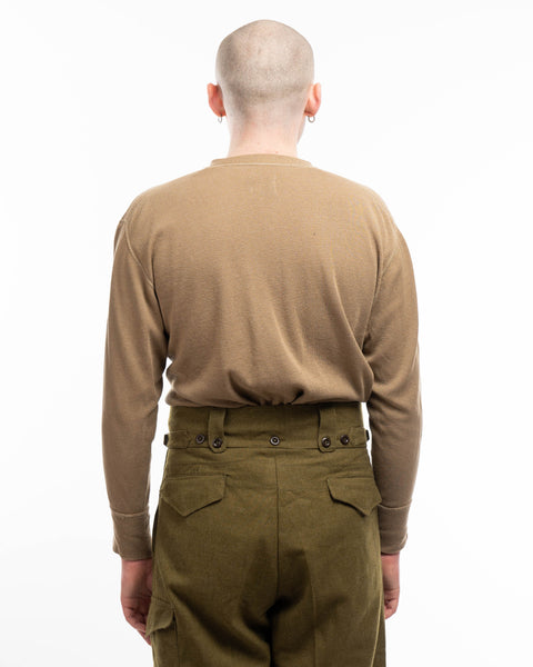 90’s Military Henley Thermal - Large