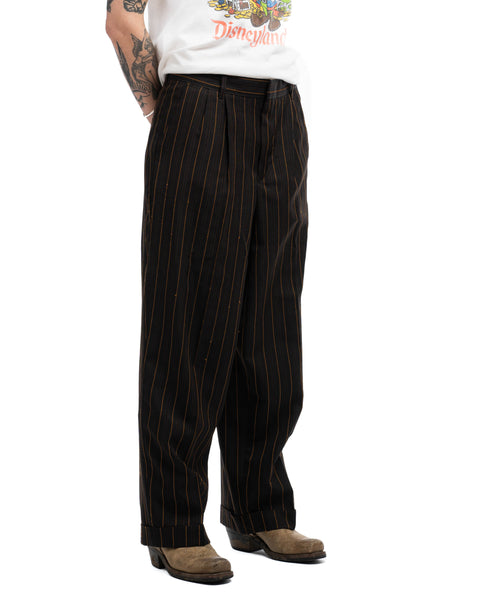 70's Pinstriped Trousers - 28" x 27"