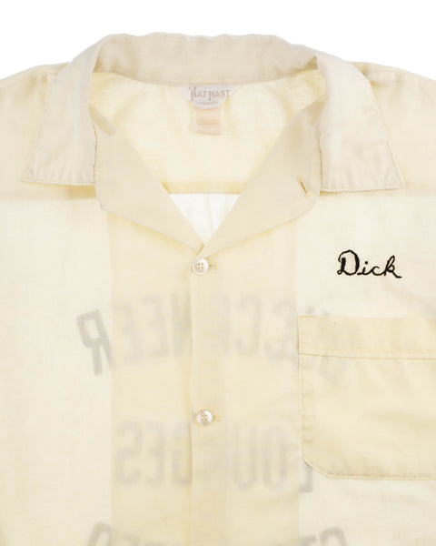 60’s Nat Nast ‘Dick’ Embroidered Shirt - Large