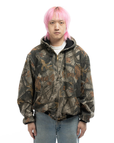 90's Carhartt Realtree Camo Hooded Jacket - Large