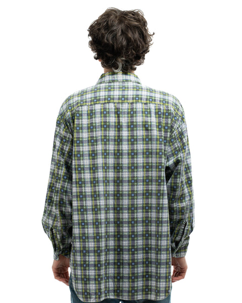 70’s Soft Plaid Flannel Shirt - Large