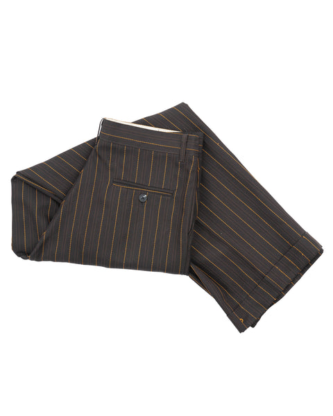 70's Pinstriped Trousers - 28" x 27"