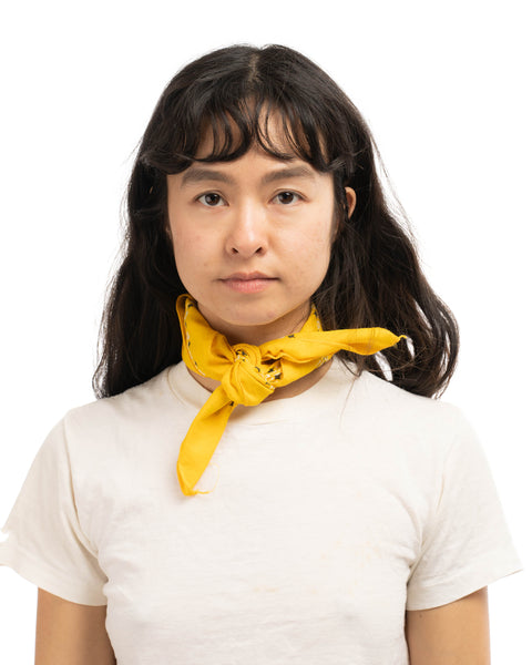 80’s Yellow All Cotton Bandana - OS