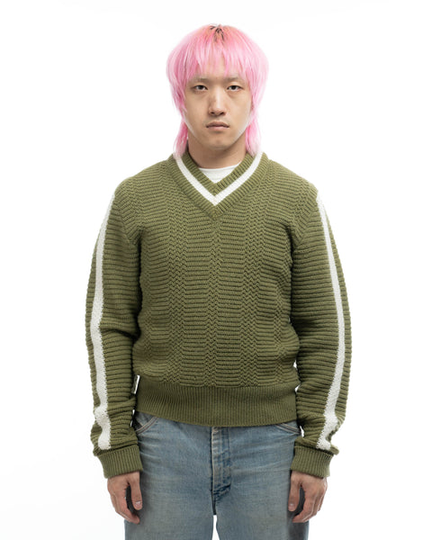 60’s Chunky Campus Sweater - Medium