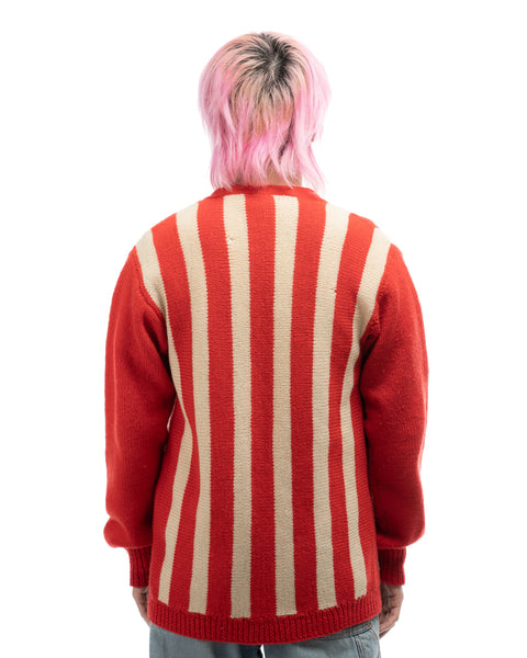 60’s Striped Cardigan - Medium