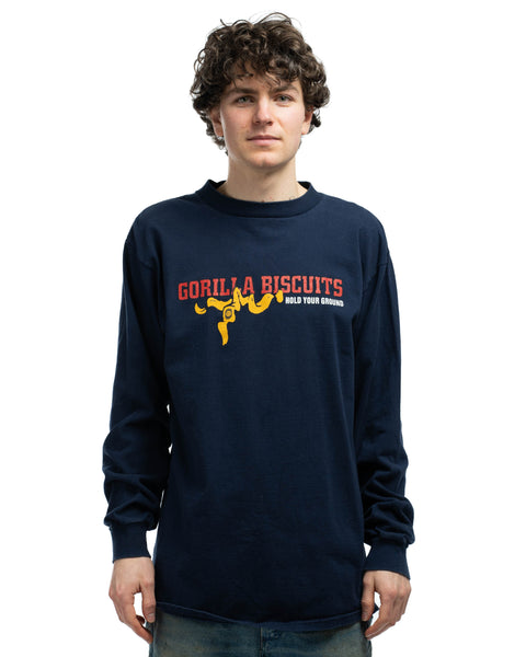 90’s Gorilla Biscuits Hold Your Ground Longsleeve Tee - XL