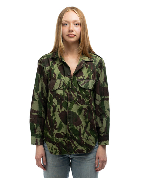 1960s Portuguese Brush Stroke Camo Shirt
