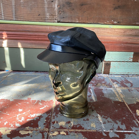 70's Leather Cap - OS