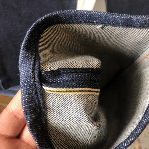 60's Deadstock Montgomery Ward 101 Saddle Pants Half Selvedge - 27” x 29”