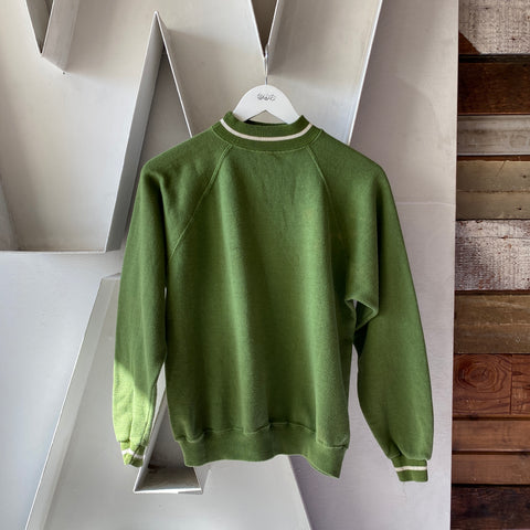 60's Jockey Raglan Crewneck Sweatshirt - Medium