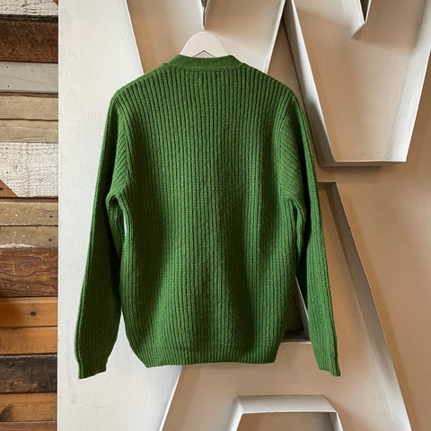 60’s Wool Zip Sweater - XL