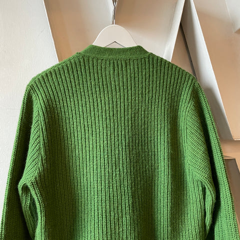 60’s Wool Zip Sweater - XL