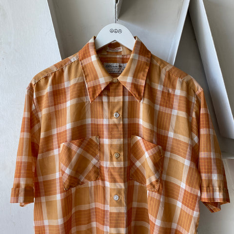 70's Orangecicle Plaid - Large