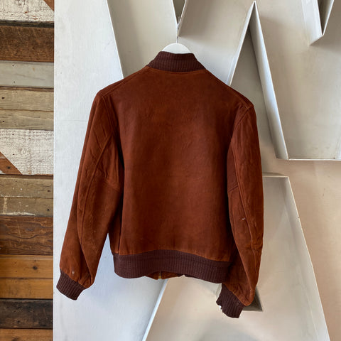 60's Penney’s Suede Bomber - Small