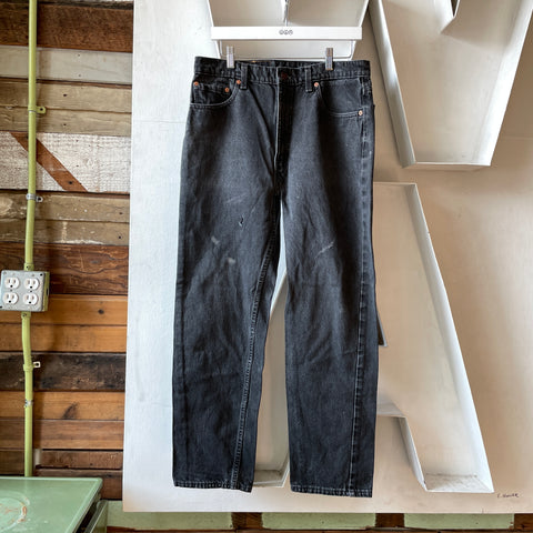 90’s Black Levi’s 505 Denim - 33” x 29”