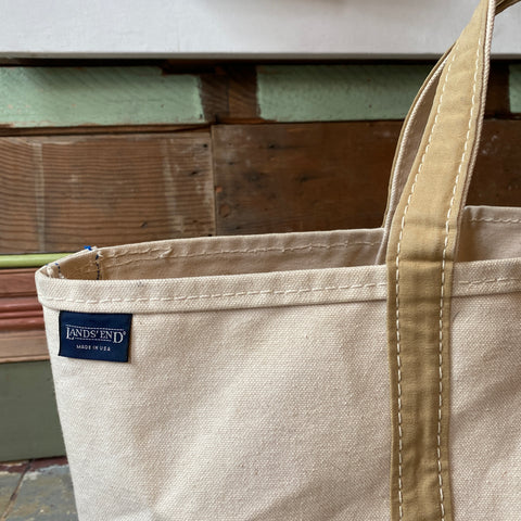 90’s Lands End Tote - Large