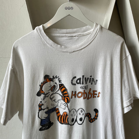 90’s Calvin & Hobbes Tee - Large