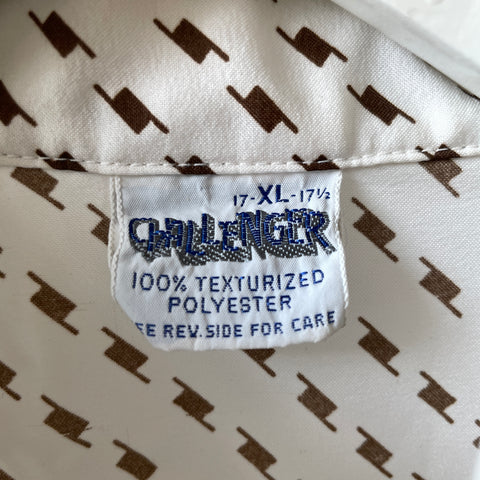 80’s Patterned Button-Up - XL