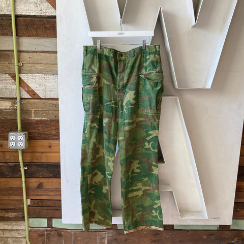 80's Reversible Camo Pants - 36” x 29”