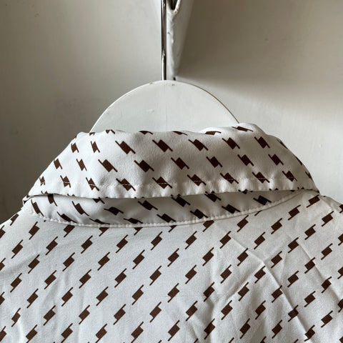 80’s Patterned Button-Up - XL