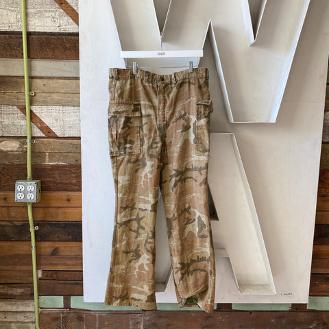 80's Reversible Camo Pants - 36” x 29”