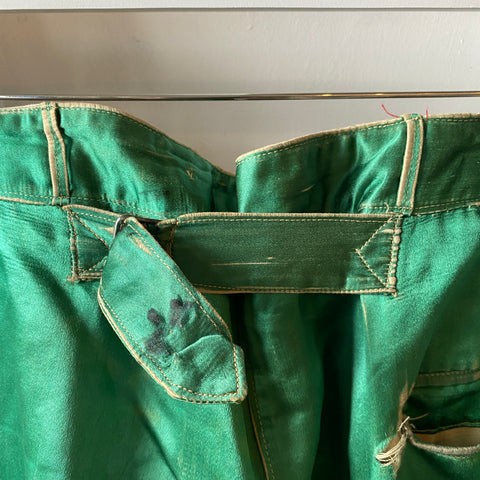 20’s Satin Buckle Back Pants - 34” x 25”