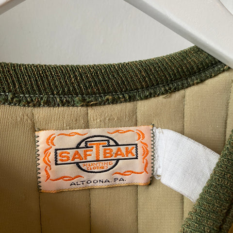 70’s Saf-T-Bak Camo Quilted Sweatshirt - Small