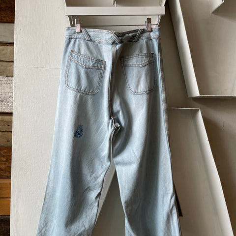 70’s Brand-New-Generation Thrashed Flares - 29” x 32”