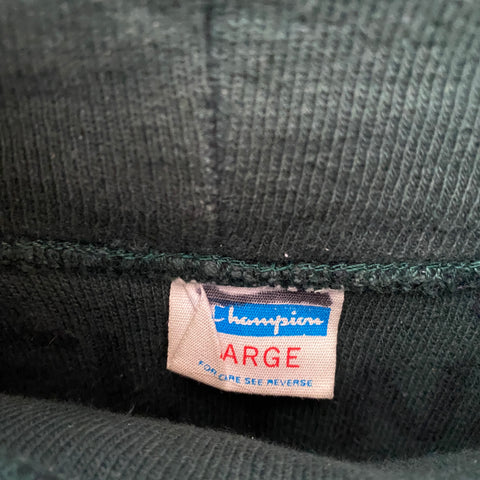 70's Champion Double Face Military Hoodie - Large