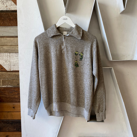 60's Frogs Quarter Zip Sweatshirt - Large