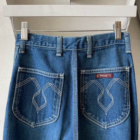 70’s Wrangler Western Denim - 23” x 33”