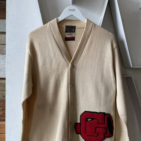 50’s Wool Varsity Cardigan - Large
