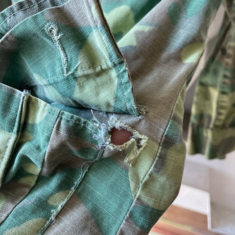 Rip Stop Camo Field Coat - Small Long