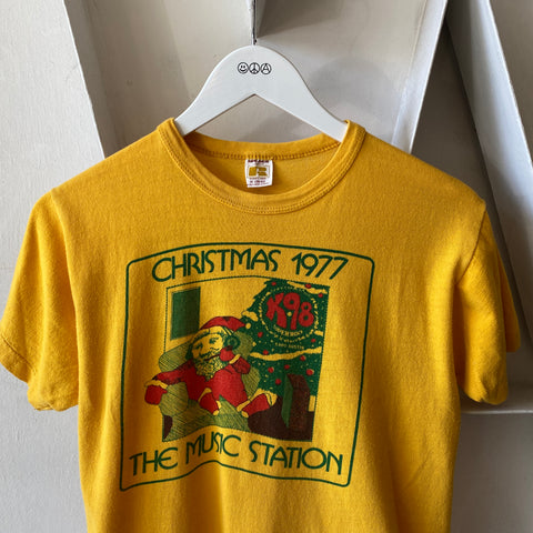 70's Santa Radio Tee - Medium