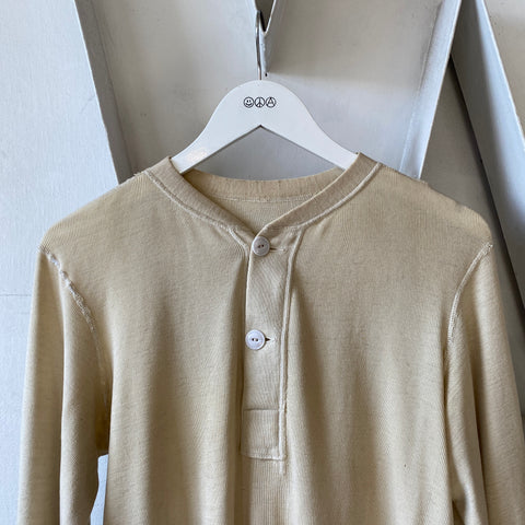 60’s Thermal Henley - Large