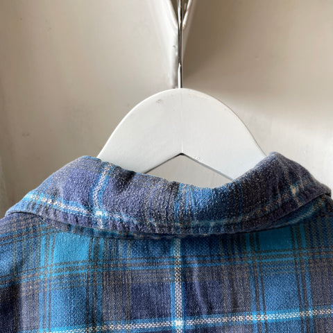 60’s Plaid Flannel - XL