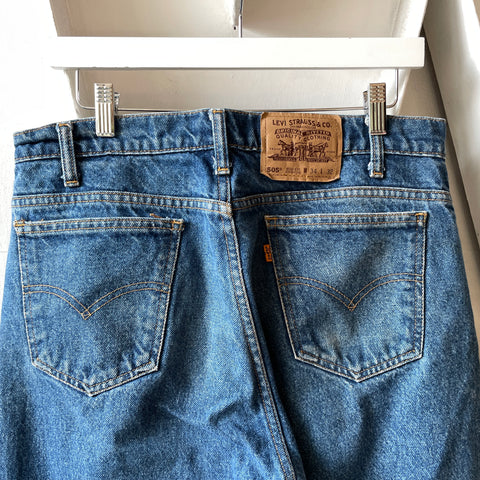 90’s Levi’s Orange Tab 505 Denim - 32” x 31”