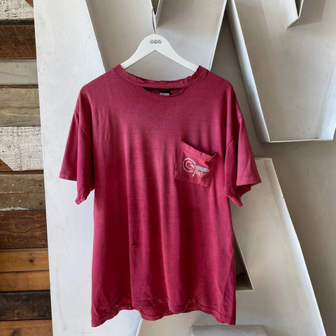 Thrashed 90's Harley Pocket Tee - Large